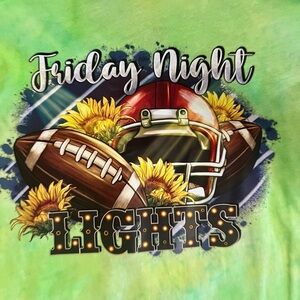 Lime Green Tie-Dye Friday Night Lights Tee